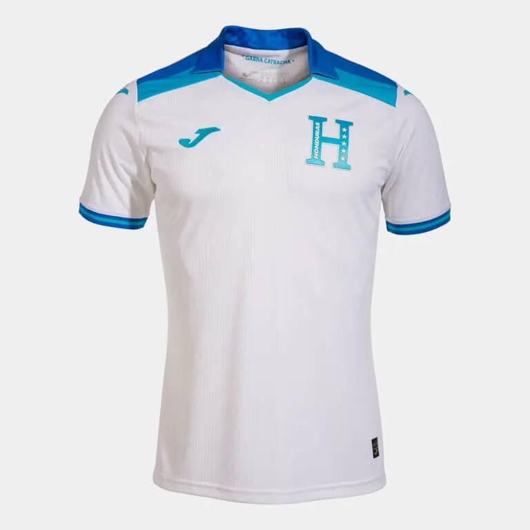 Joma 2023-24 Honduras Home Jersey - White-Blue (Front)