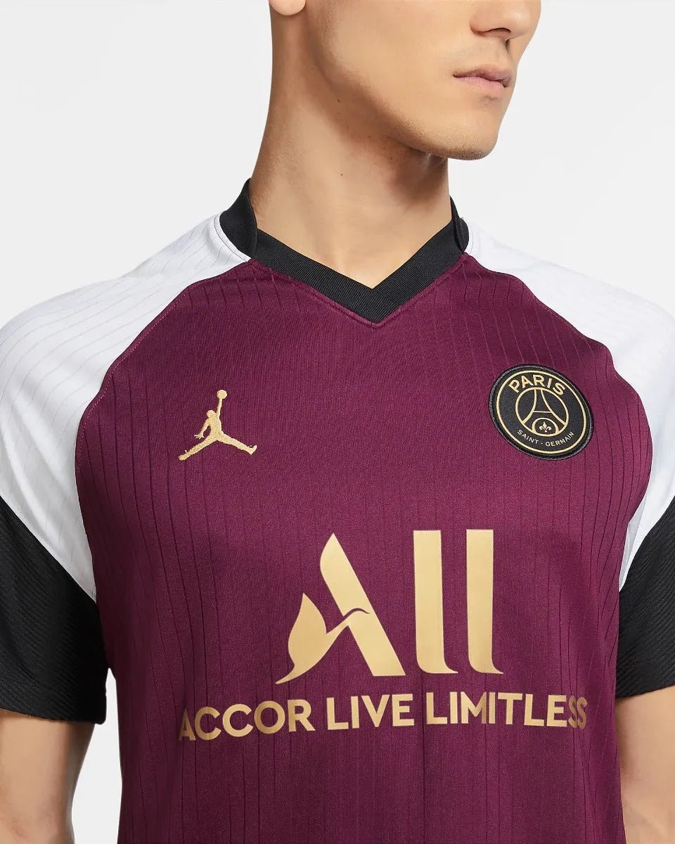 Jordan 2020-21 PSG Third Jersey - Bordeaux-Truly Gold