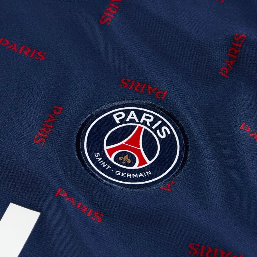 Jordan 2021-22 PSG Pre-Match SS Jersey - Midnight Navy (Detail 1)