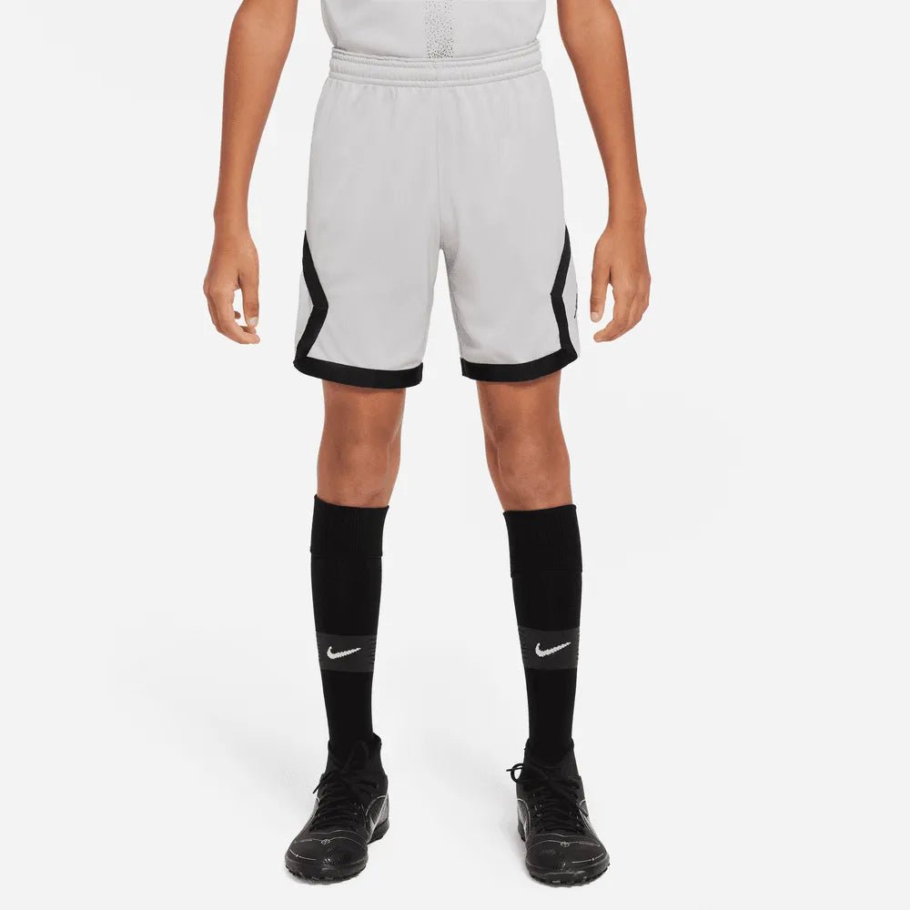Jordan 2022-23 PSG Youth Away Short Smoke Grey (Model - Front)