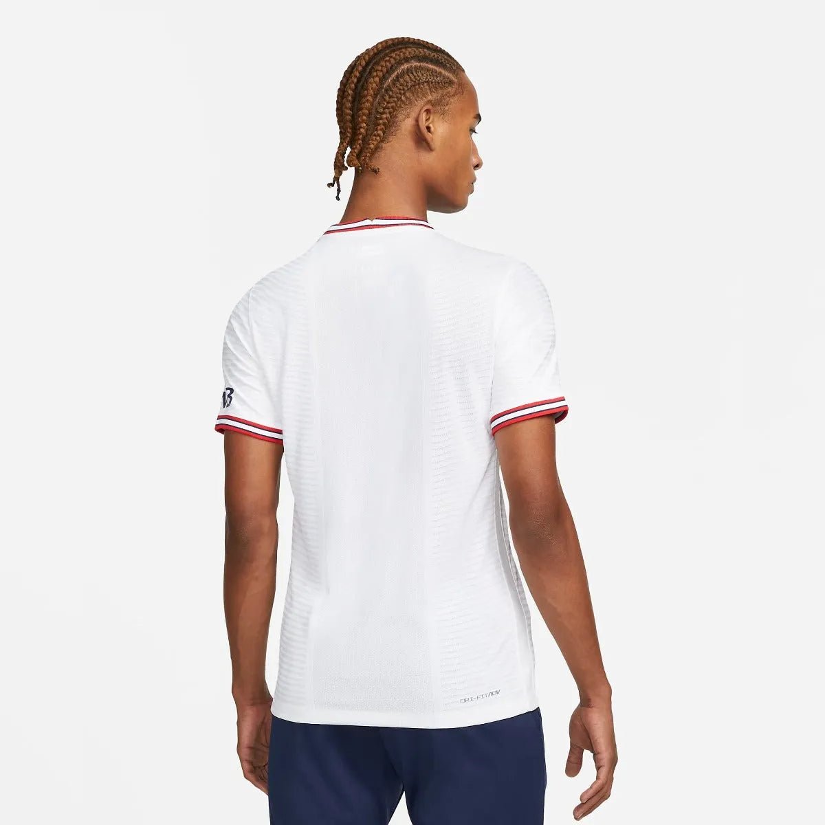 Jordan 2022 PSG Fourth Jersey - White (Model - Back)