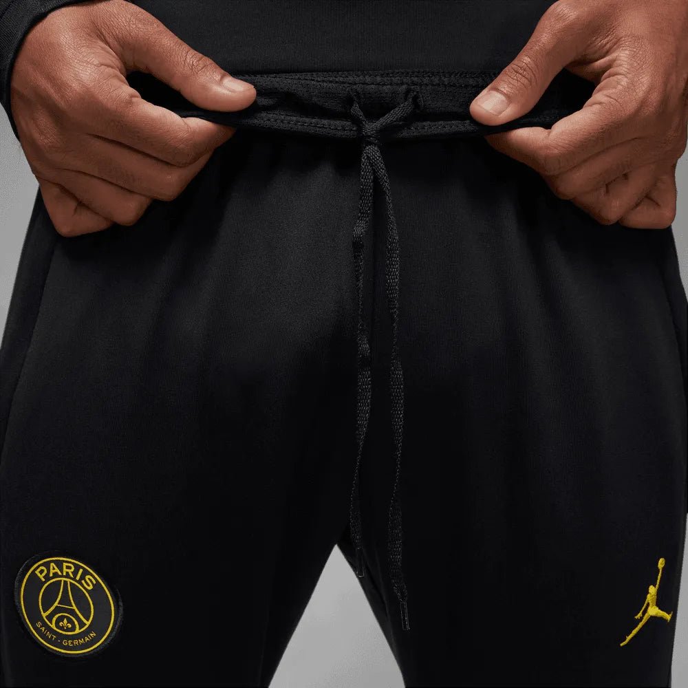 Nike 2022-23 Paris Saint-German 4th Strike Training Pants - Black - Yellow (Detail 1)