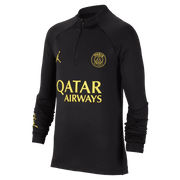 Jordan 2023 Youth PSG Strike Drill Top - Black - Yellow