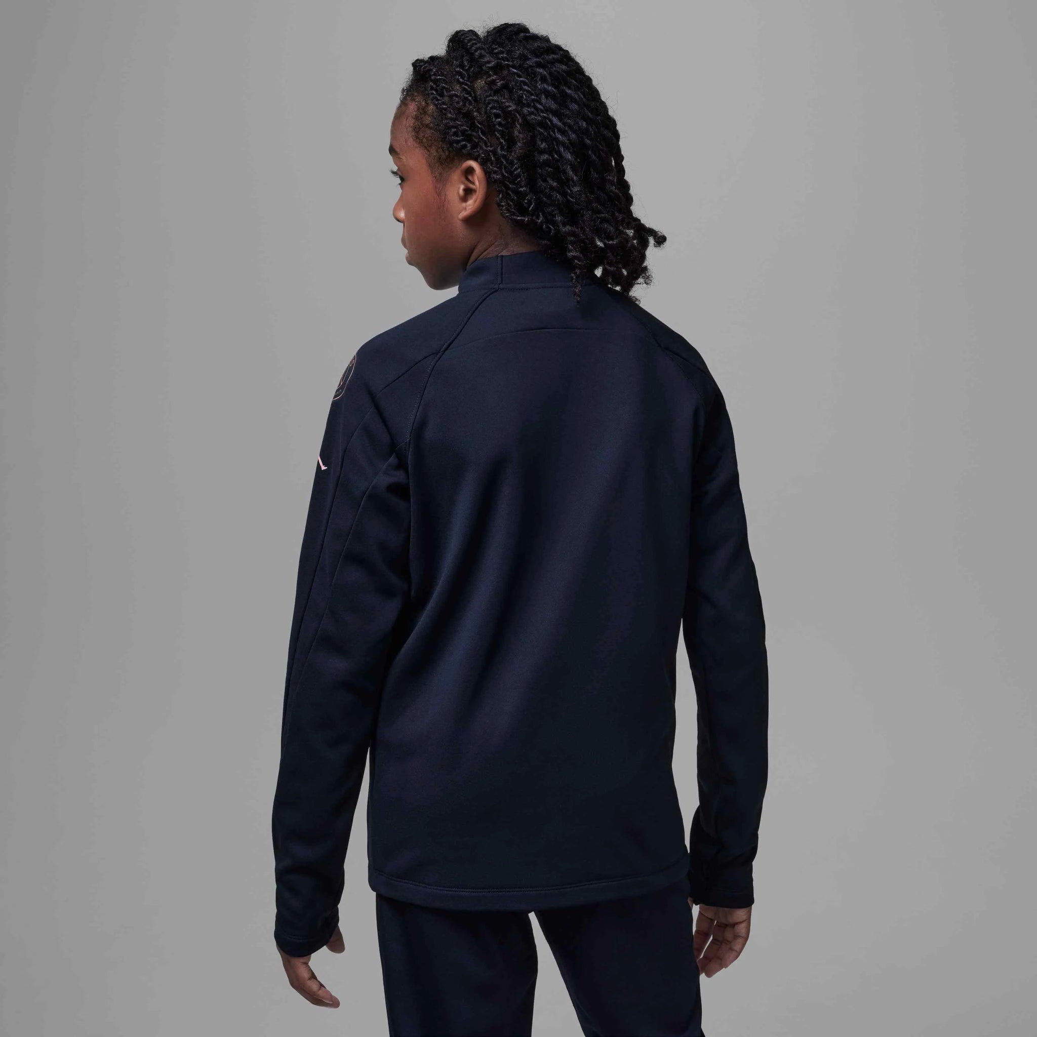 Jordan 2024-25 PSG Youth Academy Winter Warrior Drill Top (Model - Back)