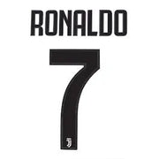 Juventus 2018/19 Home Ronaldo #7 Youth Jersey Name Set