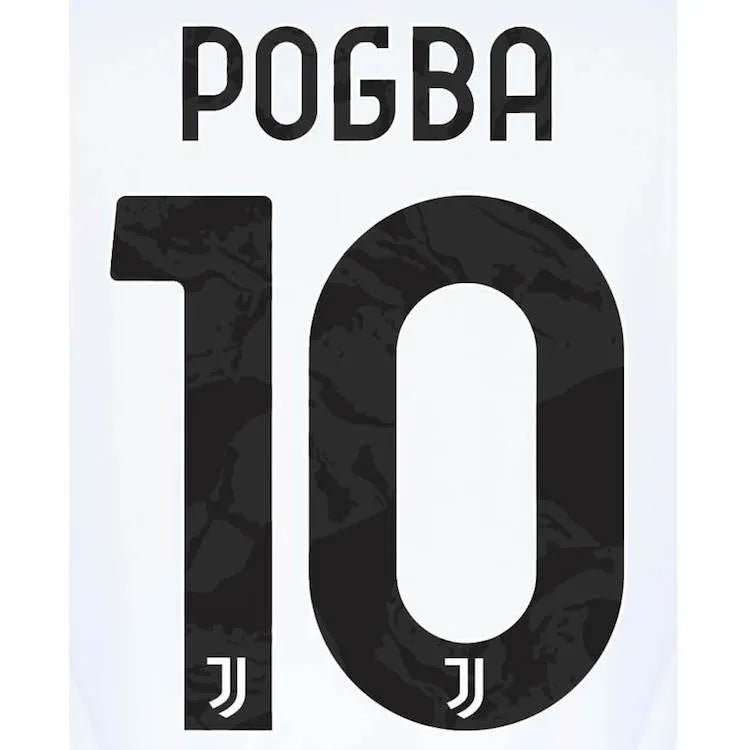 Juventus 2022/23 Home Pogba #10 Jersey Name Set