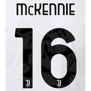Juventus 2023/24 Away Mckennie #16 Jersey Name Set