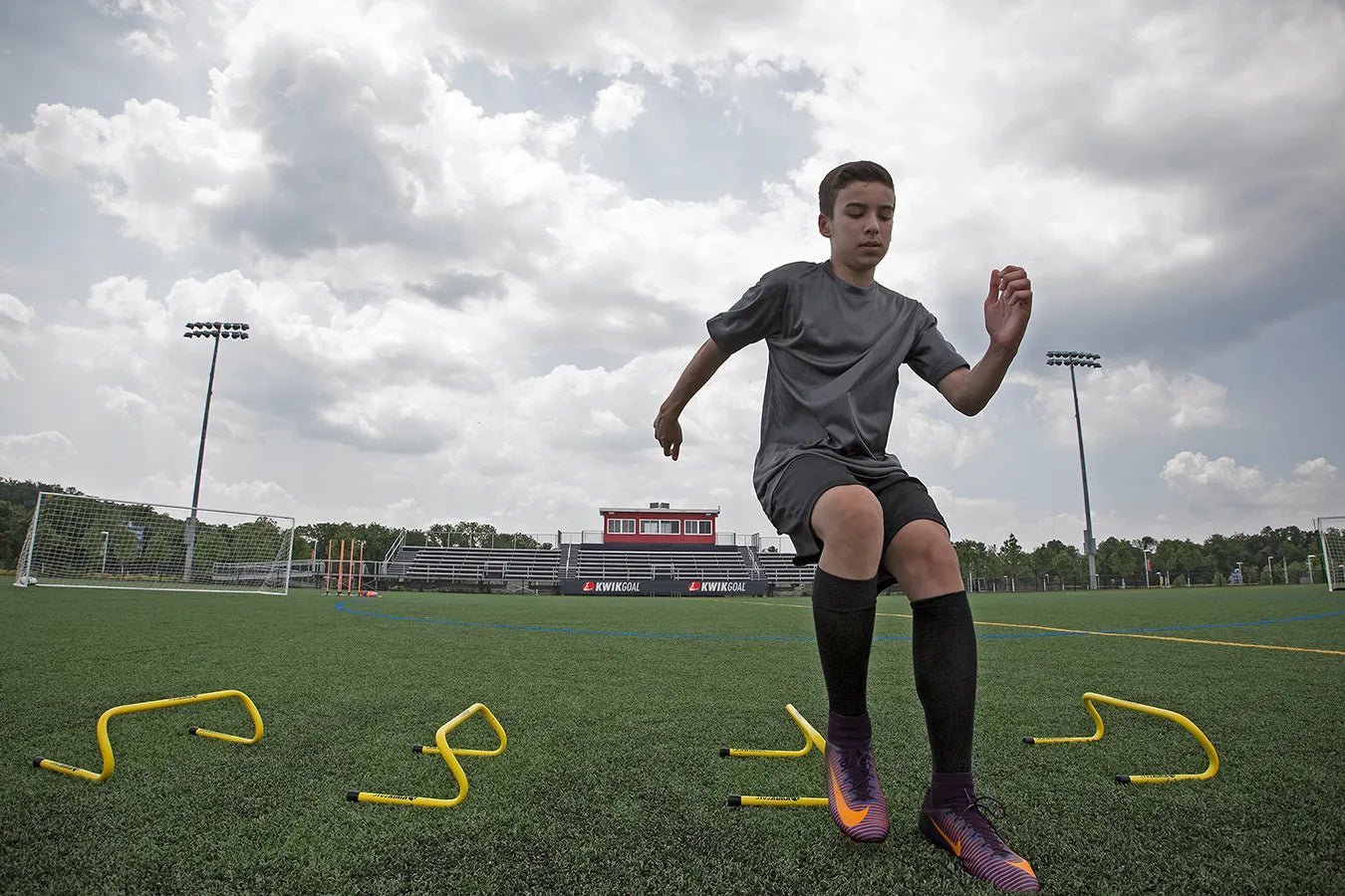 Kwik Goal 6" Hurdles Single (Yellow) (Model 1)