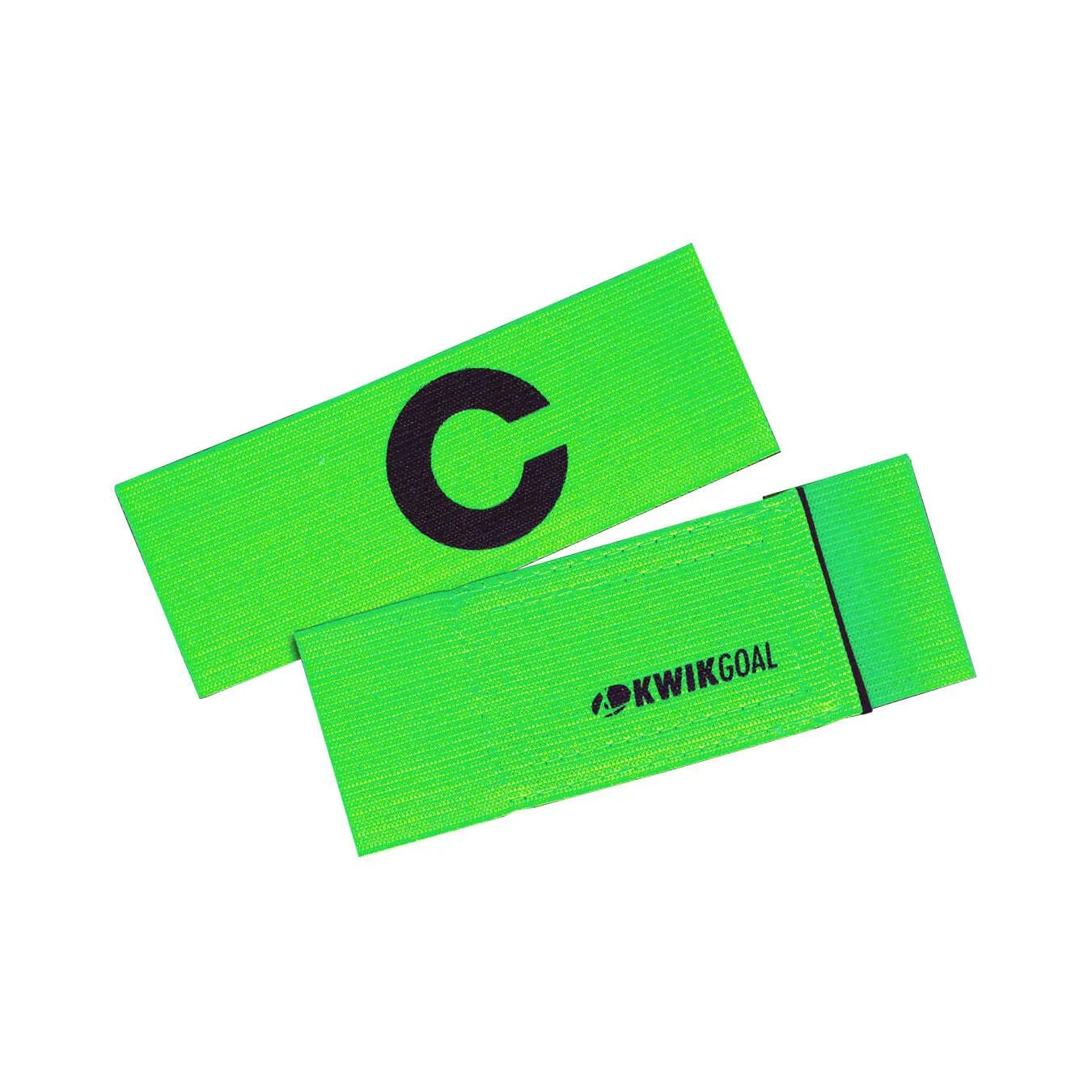 Kwik Goal Captain "C" Arm Bands (Hi-Vis Green)
