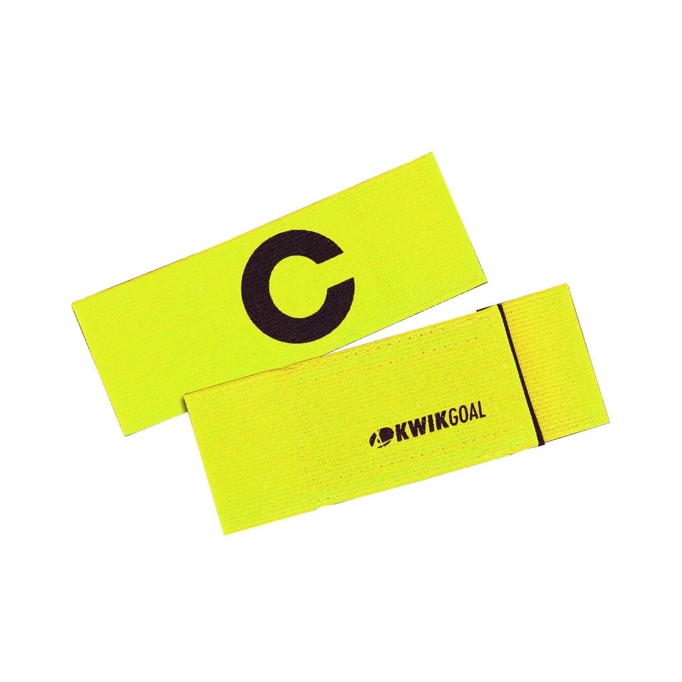Kwik Goal Captain "C" Arm Bands (Hi-Vis Yellow)