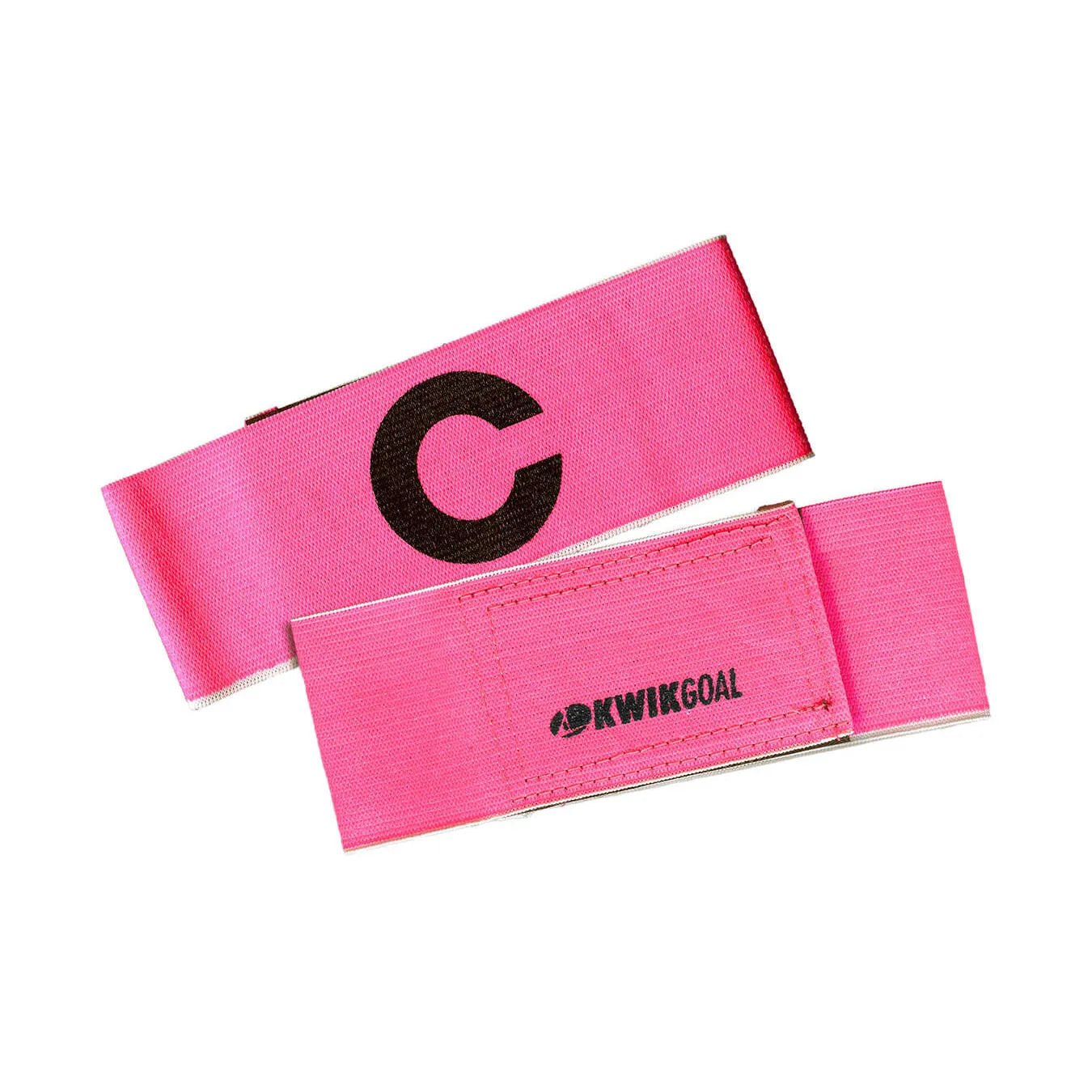 Kwik Goal Captain "C" Arm Bands (Hi-Vis Pink)