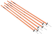 Kwik Goal Coaching Sticks 2 GO (Set of 6) - Hi Vis Orange