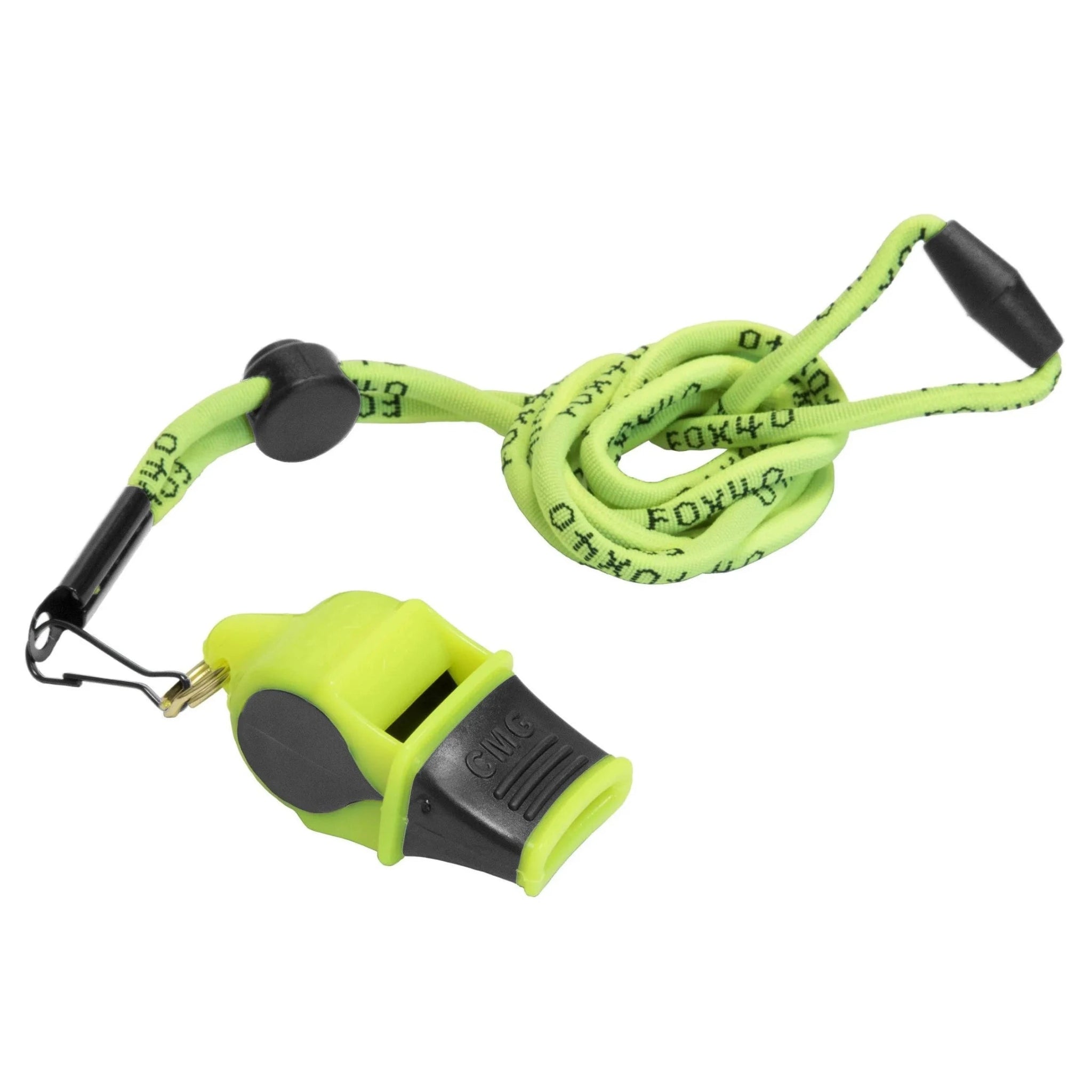 Kwik Goal Fox 40 Sonik Blast CMG Whistle (Hi-Vis Yellow/Black)