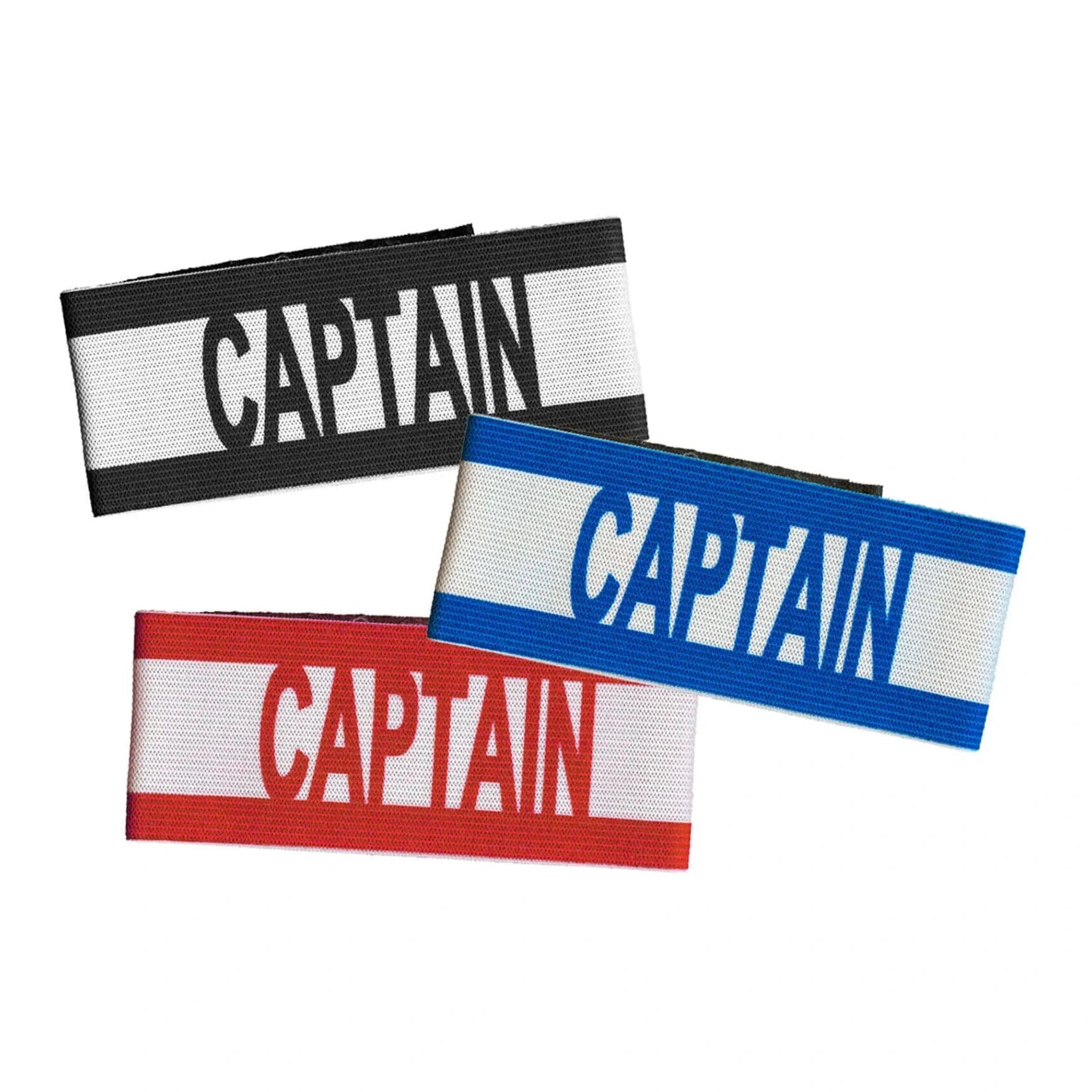 Kwik Goal International Captains Band (Black, Red, and Blue)