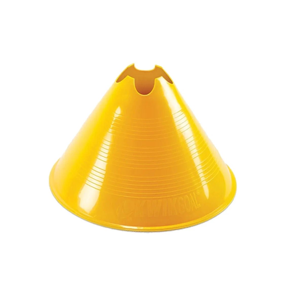 Kwik Goal Jumbo Disc Cones Pack Of 12 (Yellow)