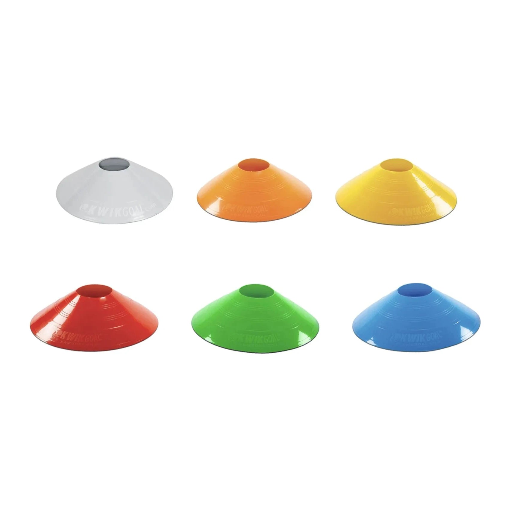 Kwik Goal Small Disc Cones - Pack of 25 (6 Colors)