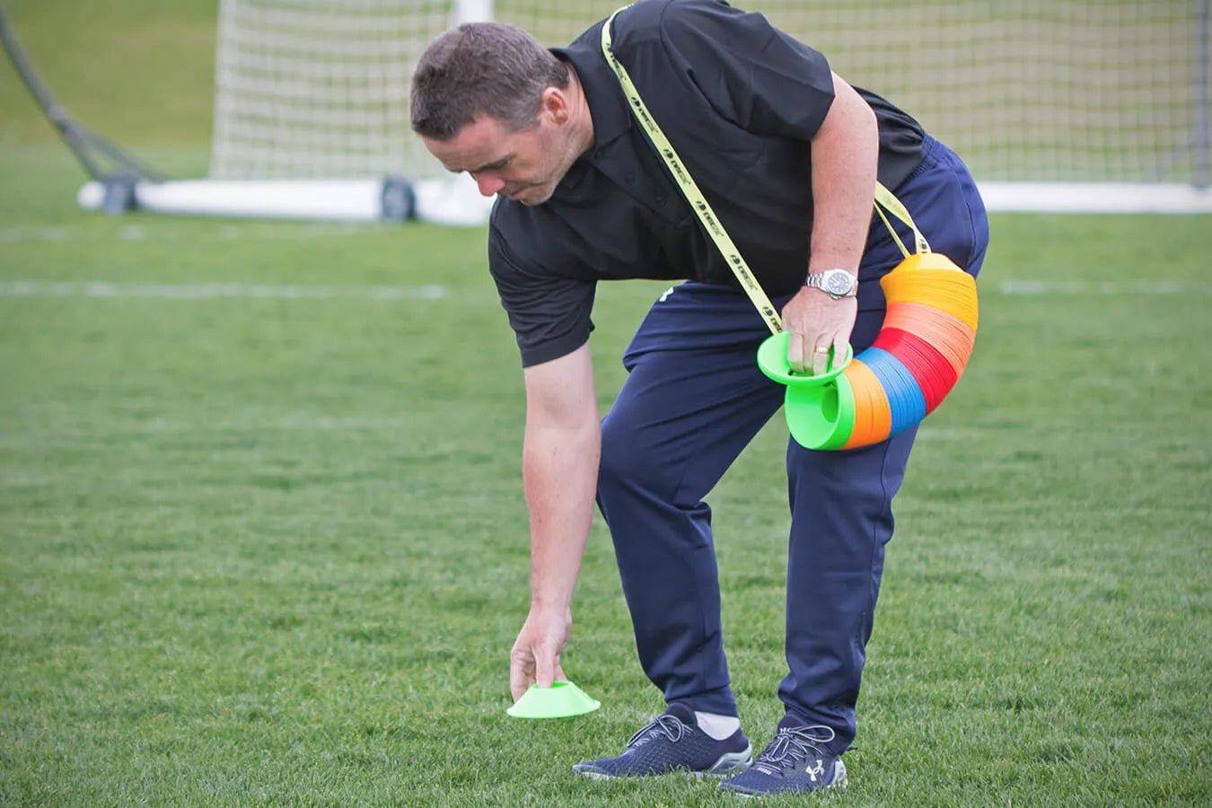 Kwik Goal Strap Cone Carrier - Hi-Vis