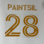 LA Galaxy 2025- Away PAINSIL #28 Official Name Set