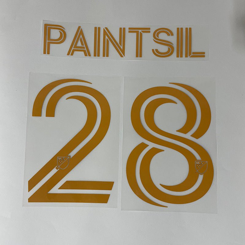 LA Galaxy 2025- Away PAINSIL #28 Official Name Set