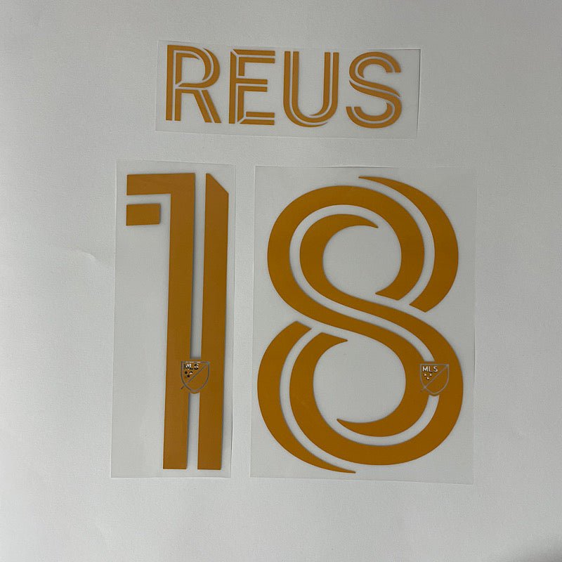 LA Galaxy 2025- Away REUS #18 Official Name Set