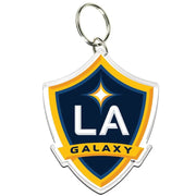 LA Galaxy Premium Acrylic Key Ring (Front)