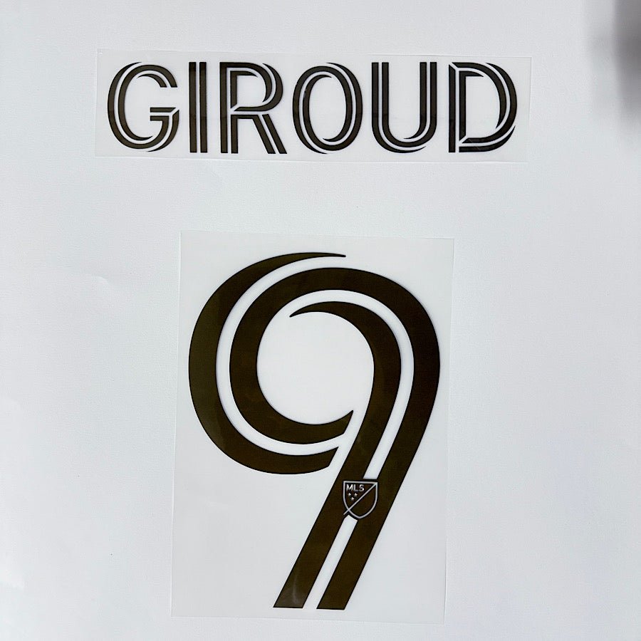 LAFC Away 2025- GIROUD #9 Official Name Set