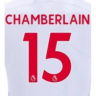 Liverpool 2019/20 Away Chamberlain #15 Jersey Name Set