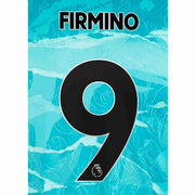 Liverpool 2020/21 Away Firmino #9 Jersey Name Set