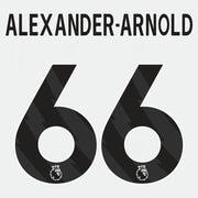 Liverpool 2023-Away Alexander-Arnold #66 Jersey Name Set-Black