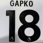 Liverpool 2023-Away Gakpo #18 Youth Jersey Name Set-Black