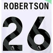 Liverpool 2023-Away Roberston #26 Jersey Name Set-Black