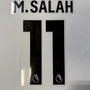 Liverpool 2023-Away Salah #11 Youth Jersey Name Set-Black