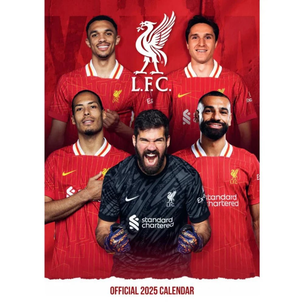 Liverpool 2025 Official Calendar (Front)