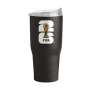 Logo Brands 2026 FIFA World Cup 30oz Black Powder Coat Tumbler (Front)