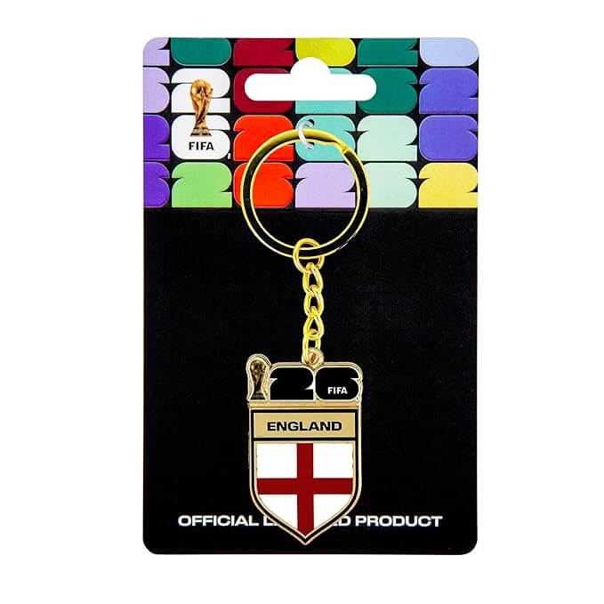 Logo Brands 2026 FIFA World Cup England Flag Keychain (Package - Front)