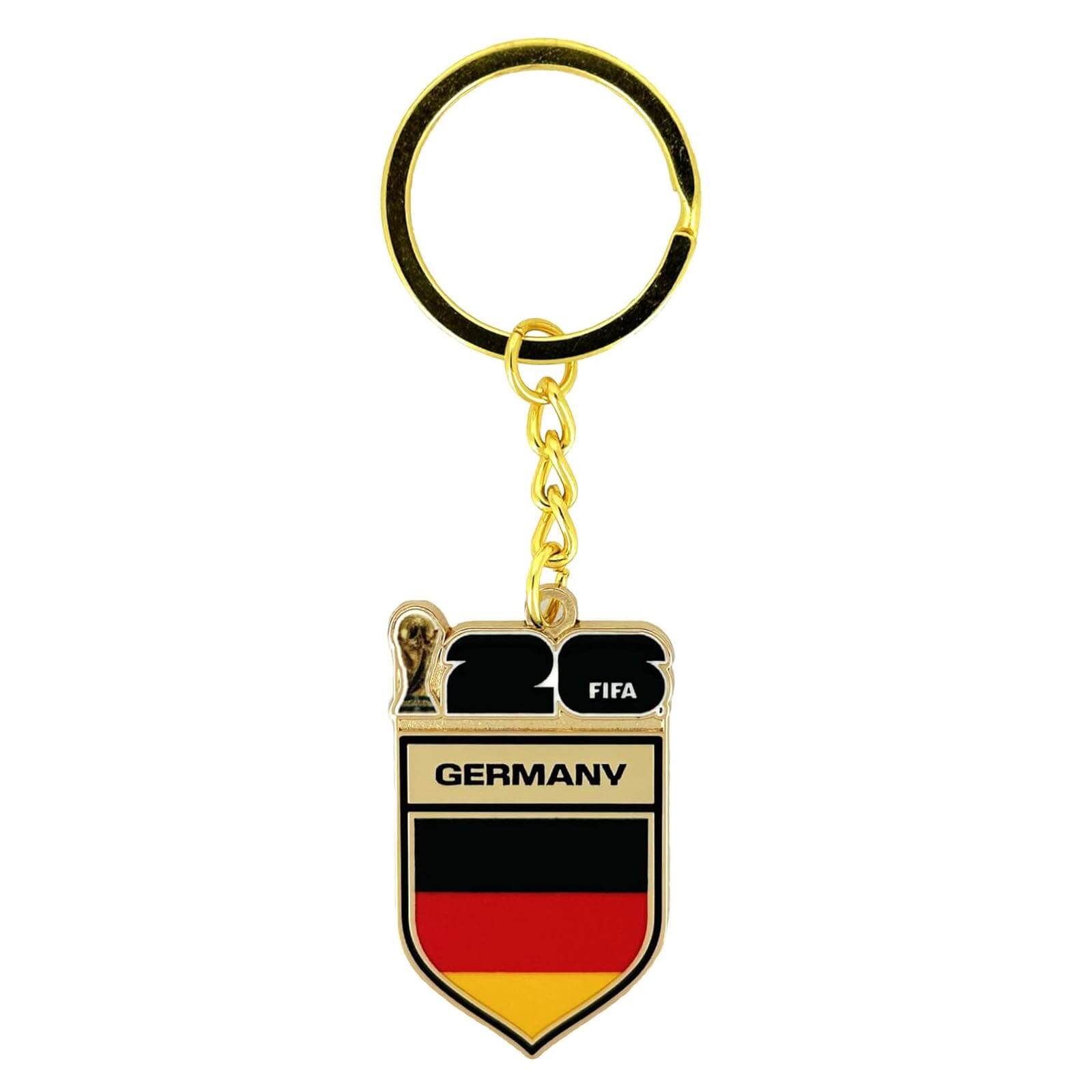 Logo Brands 2026 FIFA World Cup Germany Flag Keychain (Front)