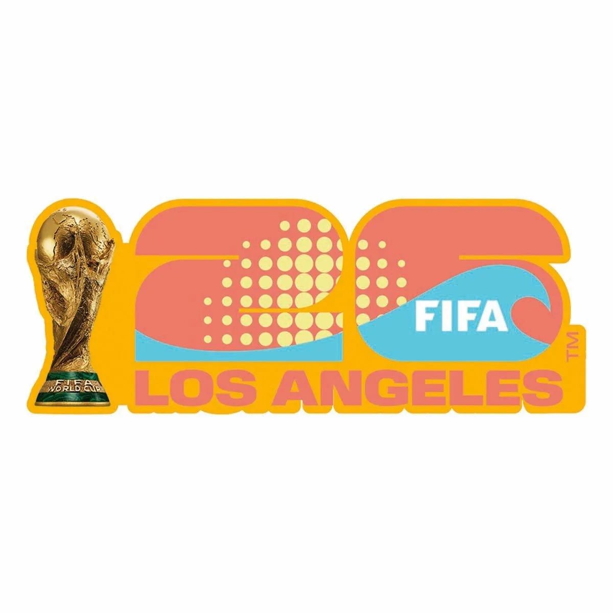 Logo Brands 2026 FIFA World Cup Los Angeles Magnet (Front)