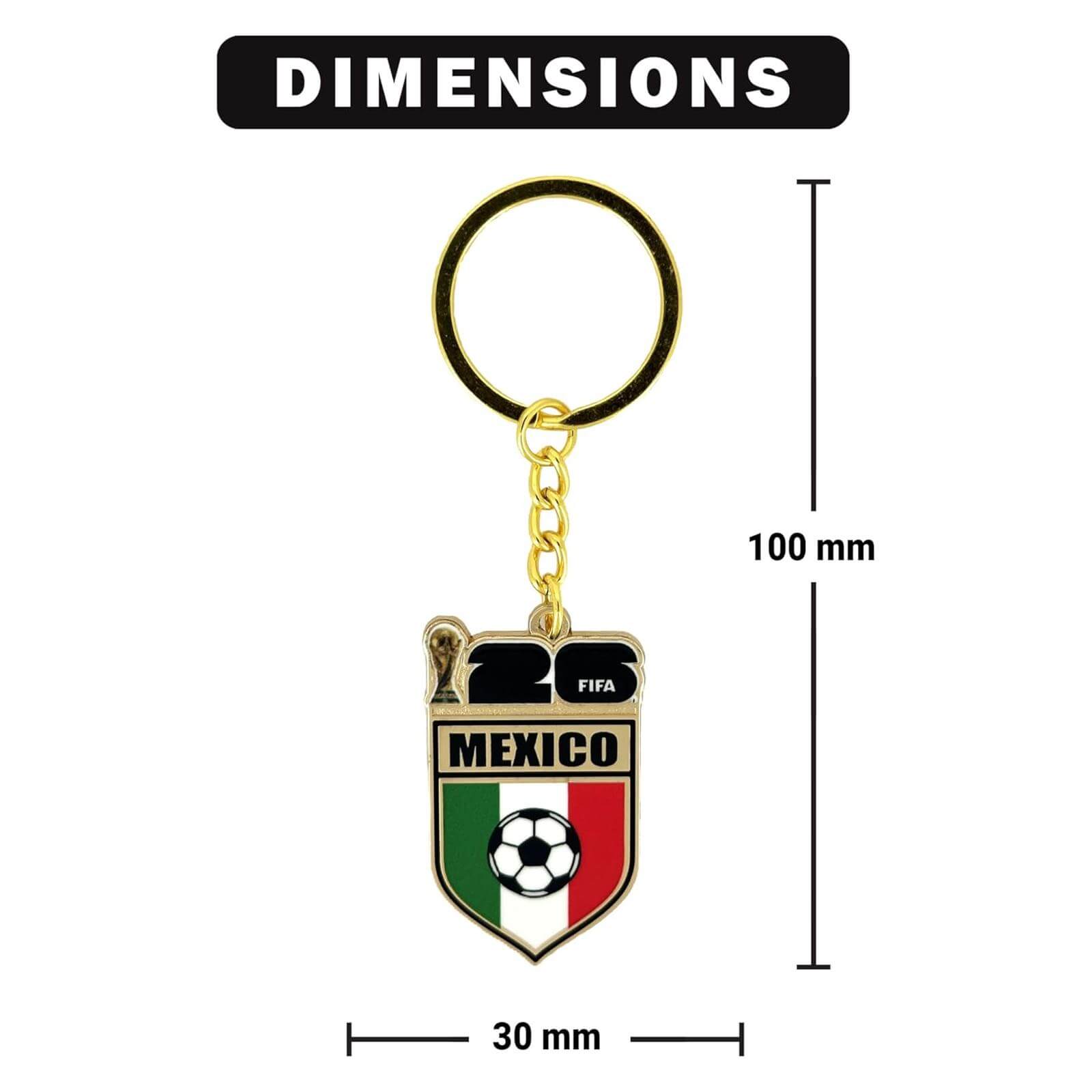Logo Brands 2026 FIFA World Cup Mexico Flag Keychain – ProSoccer