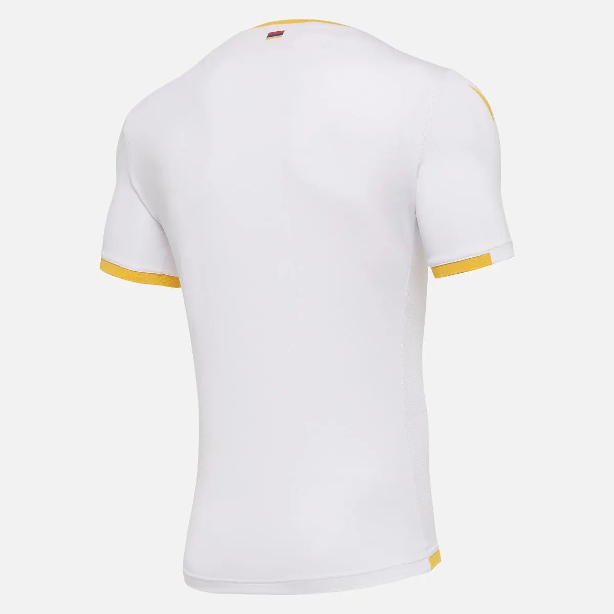 Macron 2021-22 Armenia Third jersey - White-Yellow (Back)