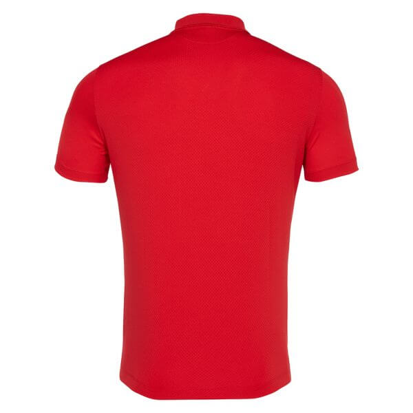 Macron 2022 Armenia Jumeirah Polo with Crest - Red (Back)