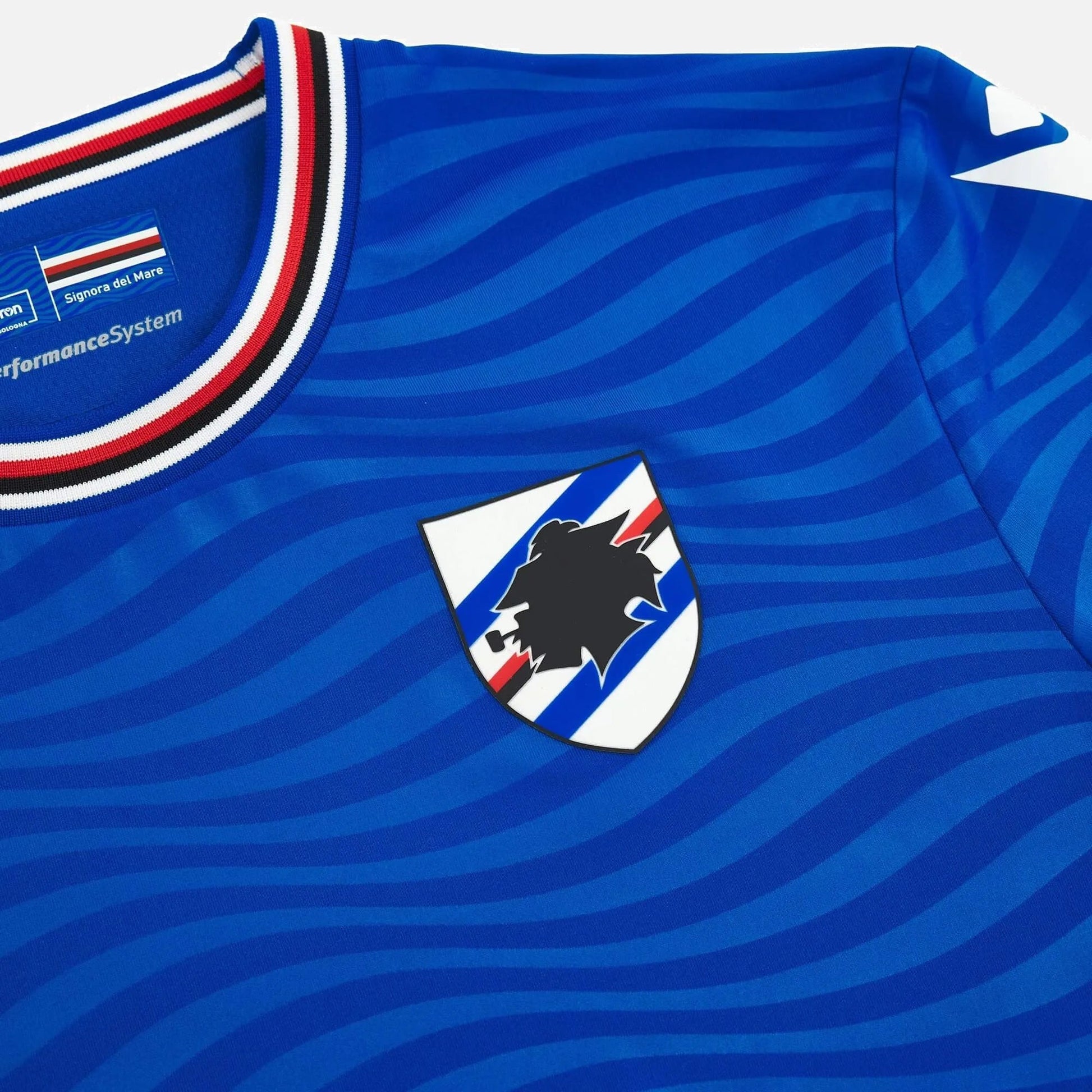 Macron 2023-24 Sampdoria Men's Authentic Home Jersey (Detail 2)