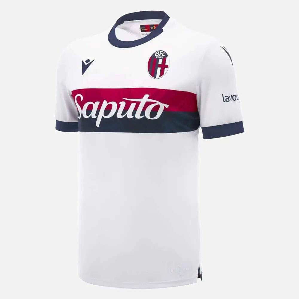 Macron 2024-25 Bologna Men's Authentic Away Jersey (Front)