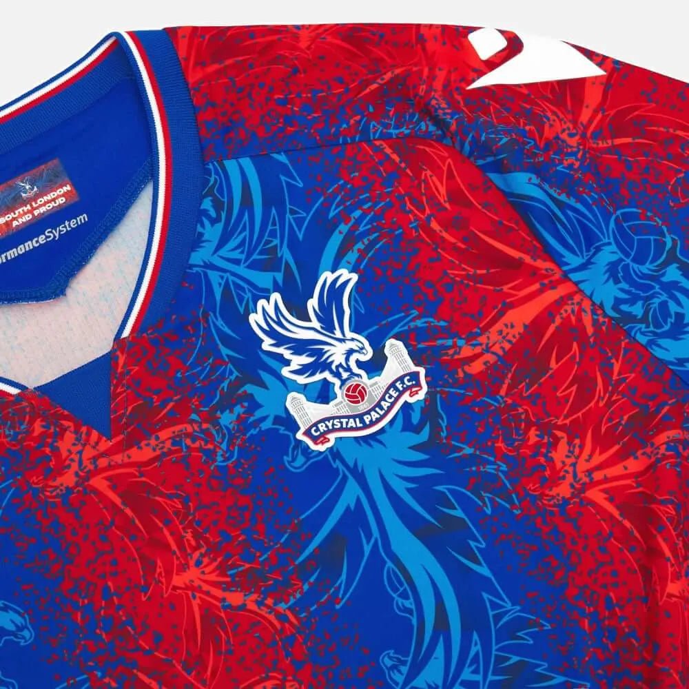 Macron 2024-25 Crystal Palace Authentic Home Soccer Jersey – ProSoccer