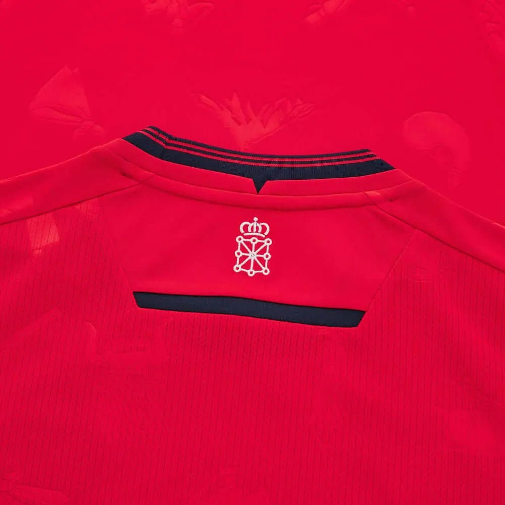 Macron 2024-25 Osasuna Men's Authentic Home Jersey (Detail 2)