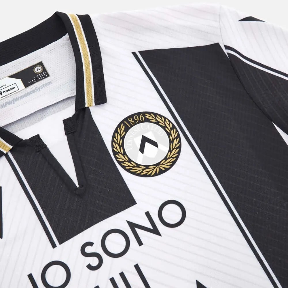 Macron 2024-25 Udinese Calcio Men's Authentic Home Jersey (Detail 1)