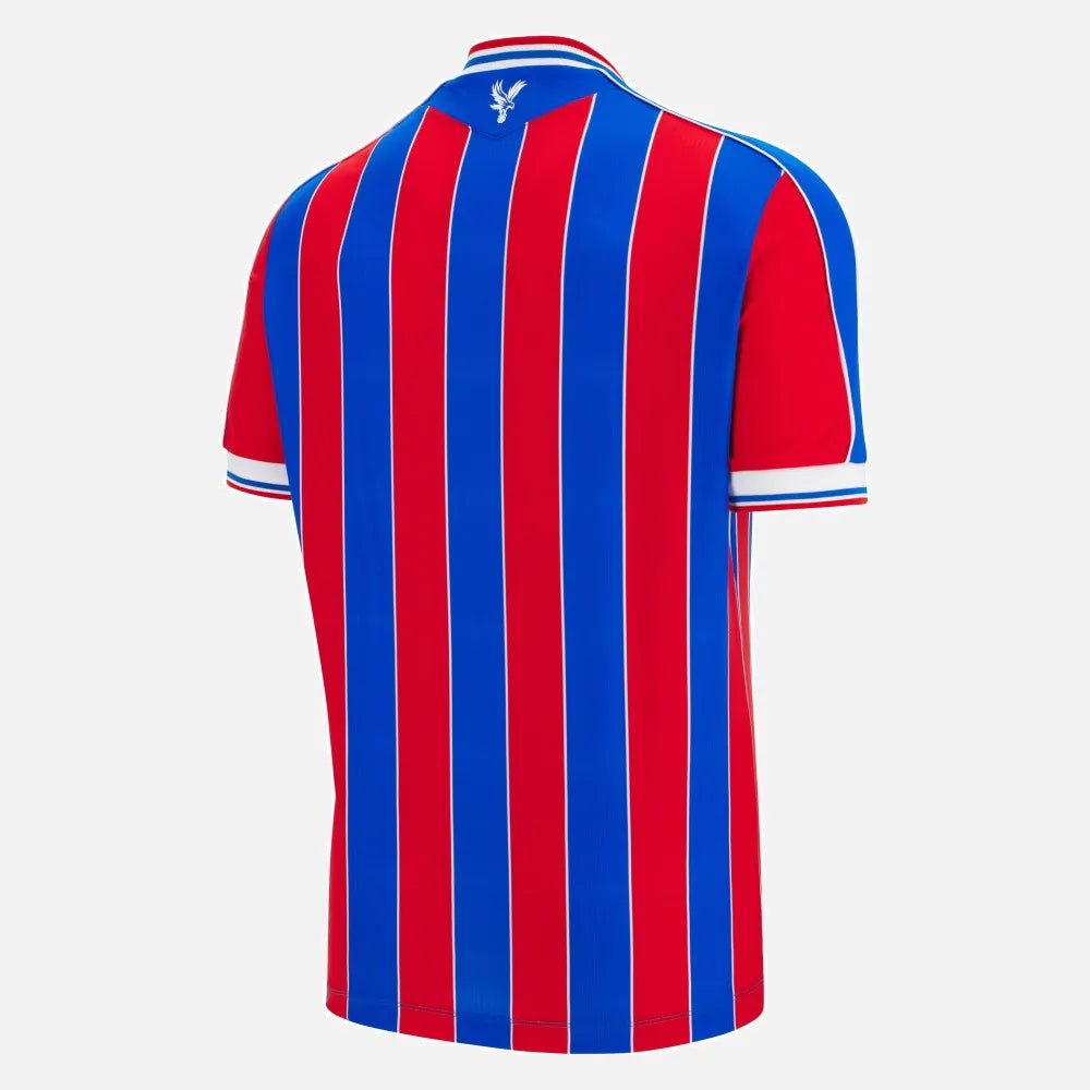 Macron 2025-26 Crystal Palace Men's Authentic Home Soccer Jersey (Lateral - Back)