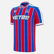 Macron 2025-26 Crystal Palace Men's Authentic Home Soccer Jersey (Lateral - Front)