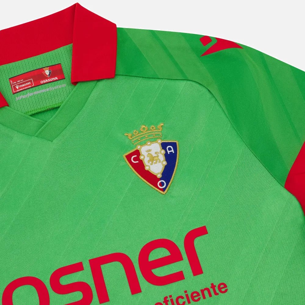 Macron 2025-26 Osasuna Men's Authentic Away Soccer Jersey (Detail 1)