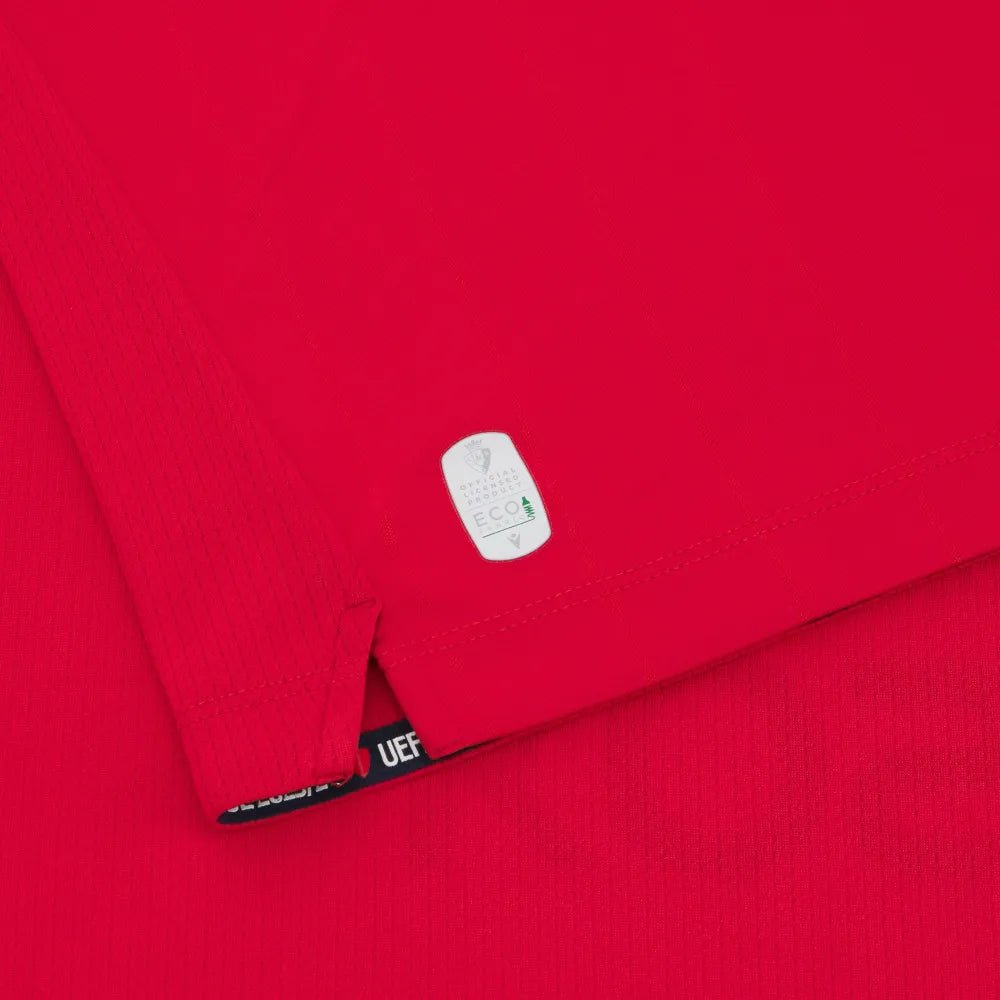 Macron 2025-26 Osasuna Men's Authentic Home Soccer Jersey (Detail 4)
