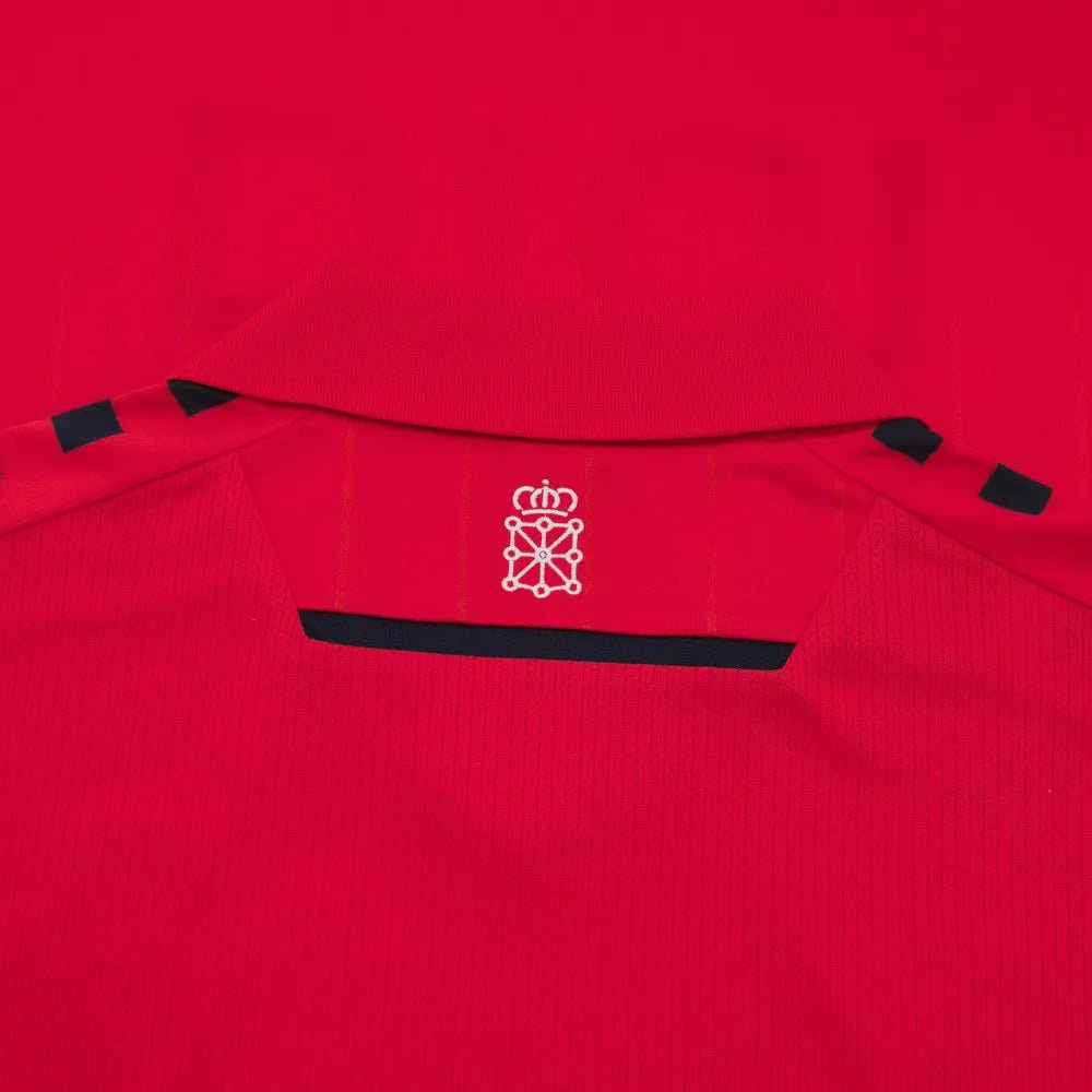 Macron 2025-26 Osasuna Men's Authentic Home Soccer Jersey (Detail 2)